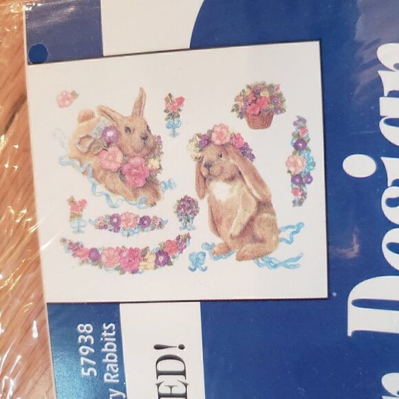 Fashion Show Originals Full On Iron On Transfer Design Bunnies Easter Lot of 3 - Picture 7 of 9